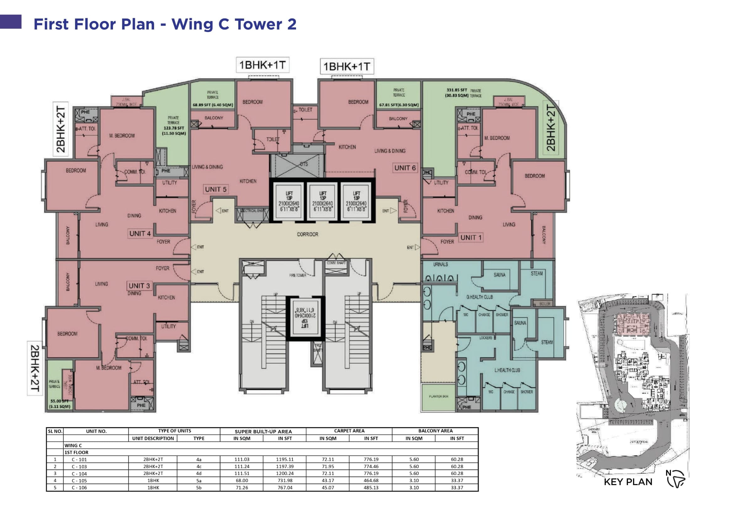 Sattva Forest Ridge At Kanakapura Road, Bangalore - Floor Plan